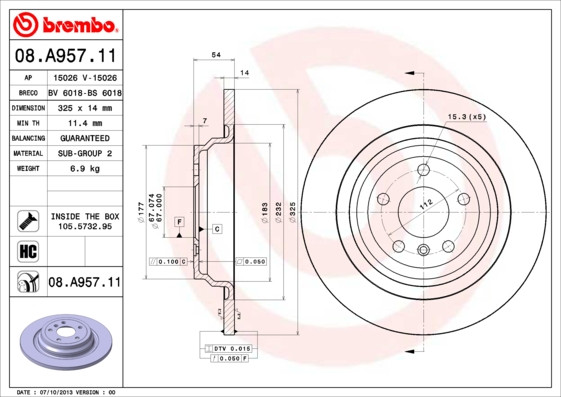 BREMBO Bremsscheibe