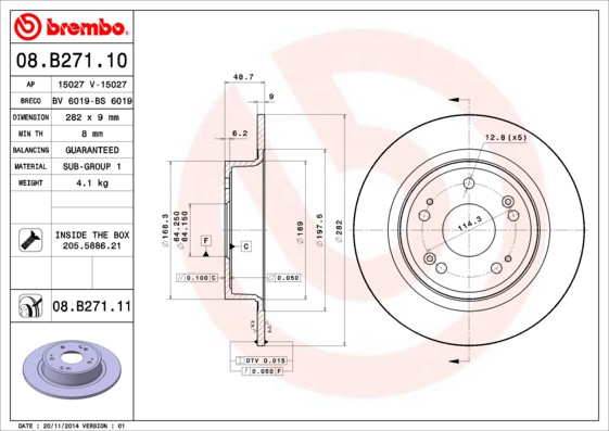 BREMBO Bremsscheibe