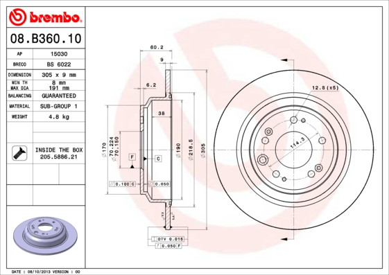 BREMBO Bremsscheibe