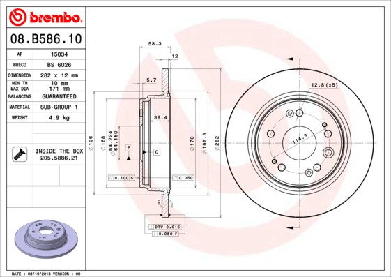 BREMBO Bremsscheibe
