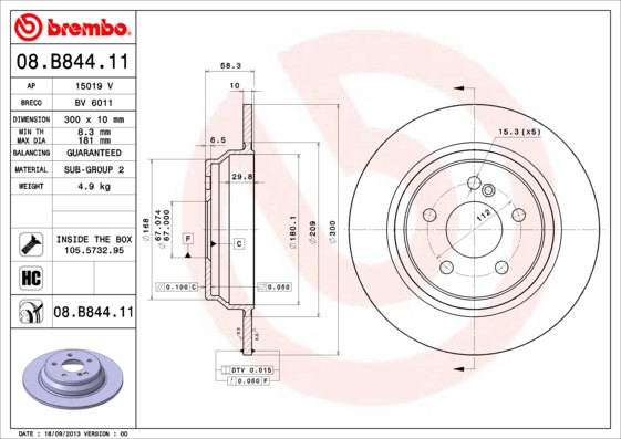 BREMBO Bremsscheibe