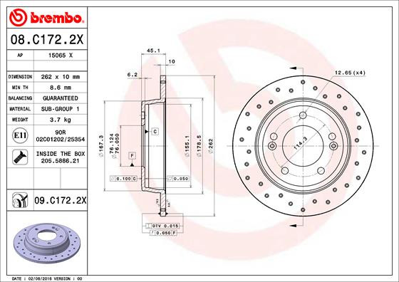 BREMBO Bremsscheibe