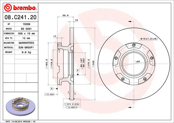 BREMBO Bremsscheibe