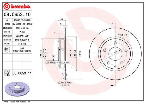 BREMBO Bremsscheibe