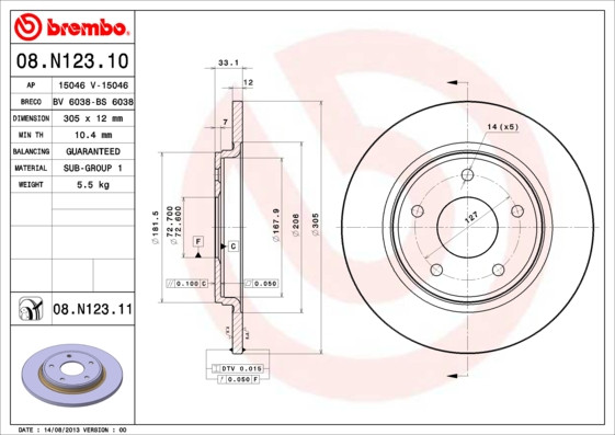 BREMBO Bremsscheibe