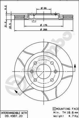 BREMBO Bremsscheibe BREMBO Bremsscheibe