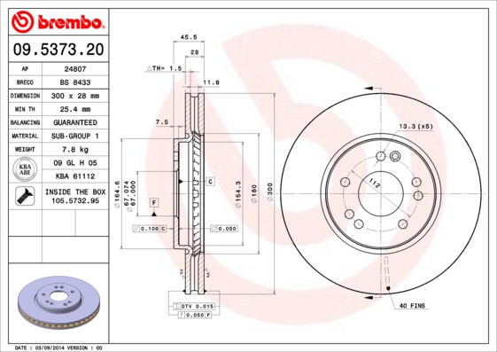 BREMBO Bremsscheibe