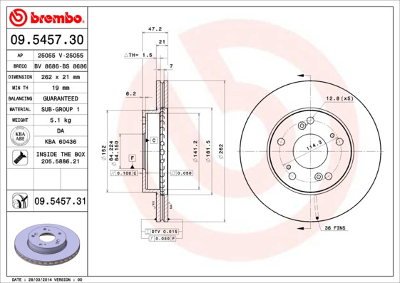BREMBO Bremsscheibe