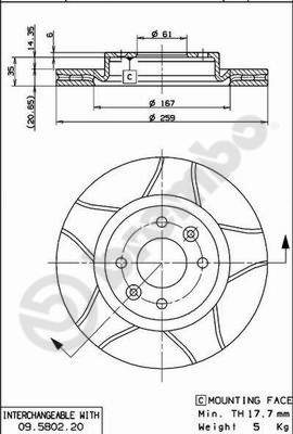 BREMBO Bremsscheibe BREMBO Bremsscheibe