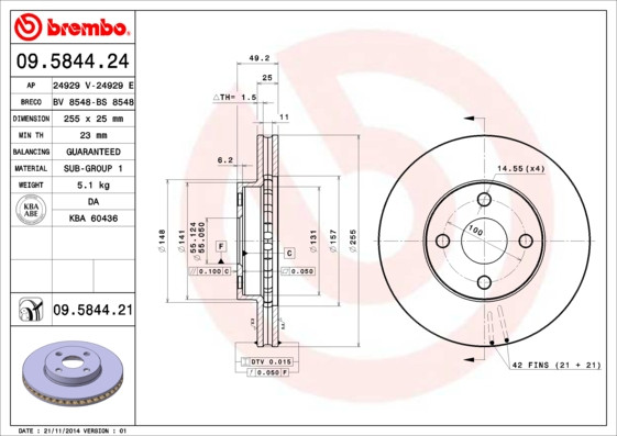 BREMBO Bremsscheibe
