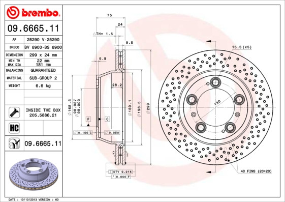 BREMBO Bremsscheibe