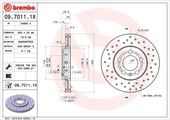BREMBO Bremsscheibe