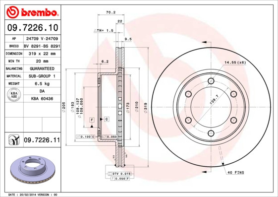 BREMBO Bremsscheibe