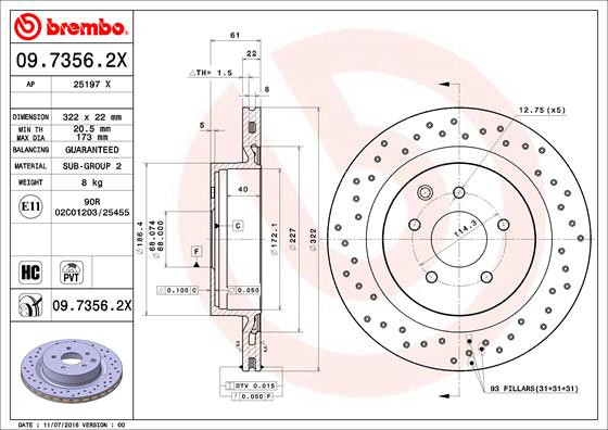 BREMBO Bremsscheibe