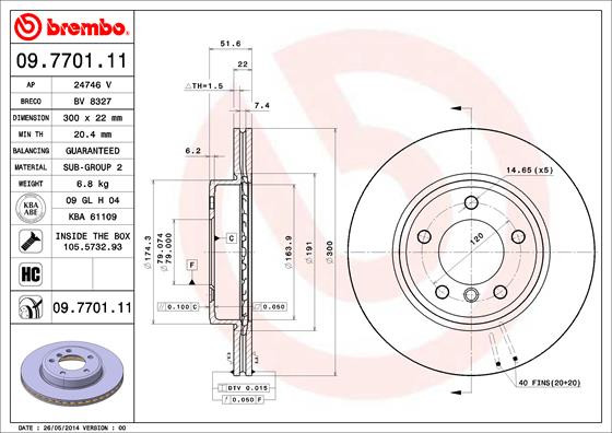 BREMBO Bremsscheibe