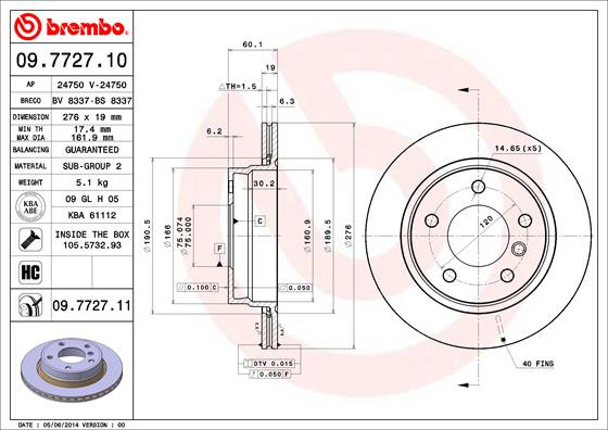 BREMBO Bremsscheibe