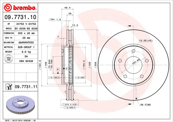BREMBO Bremsscheibe