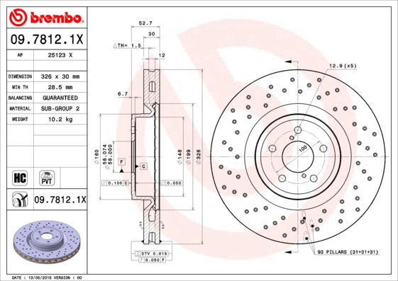 BREMBO Bremsscheibe