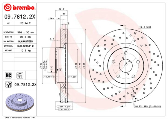 BREMBO Bremsscheibe