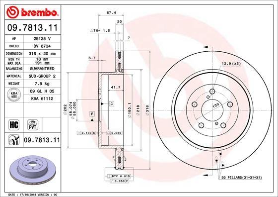 BREMBO Bremsscheibe