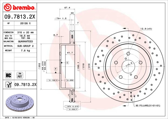 BREMBO Bremsscheibe