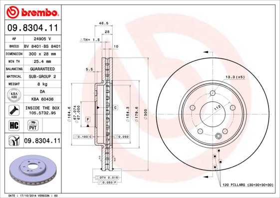 BREMBO Bremsscheibe