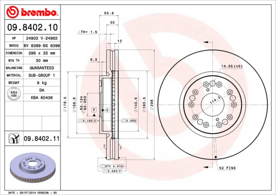 BREMBO Bremsscheibe