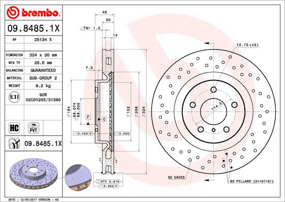 BREMBO Bremsscheibe