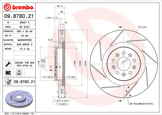 BREMBO Bremsscheibe