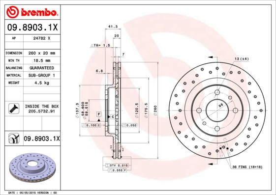 BREMBO Bremsscheibe
