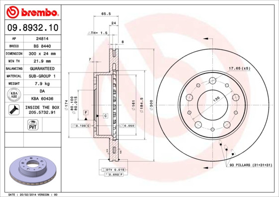 BREMBO Bremsscheibe