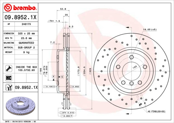 BREMBO Bremsscheibe