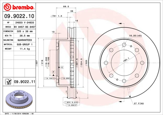 BREMBO Bremsscheibe