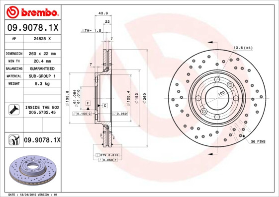 BREMBO Bremsscheibe