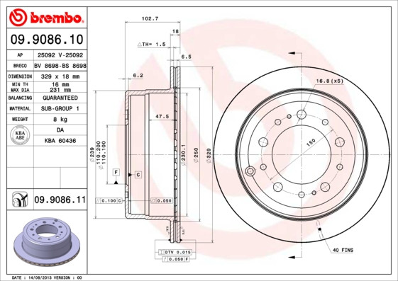 BREMBO Bremsscheibe