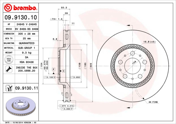 BREMBO Bremsscheibe
