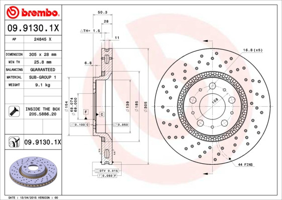 BREMBO Bremsscheibe