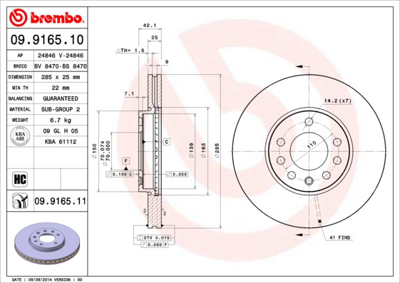 BREMBO Bremsscheibe