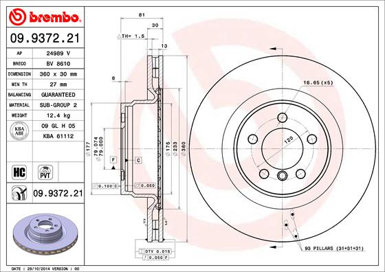 BREMBO Bremsscheibe