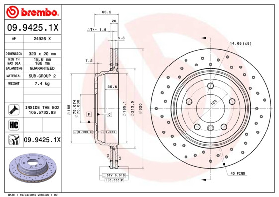 BREMBO Bremsscheibe