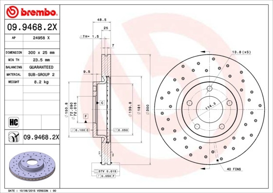 BREMBO Bremsscheibe