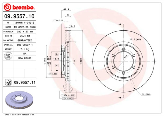 BREMBO Bremsscheibe