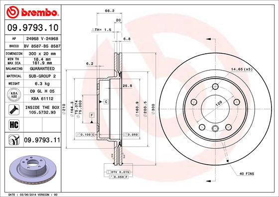 BREMBO Bremsscheibe