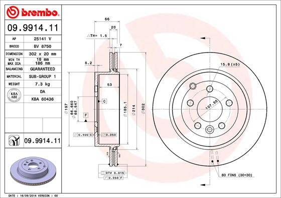 BREMBO Bremsscheibe
