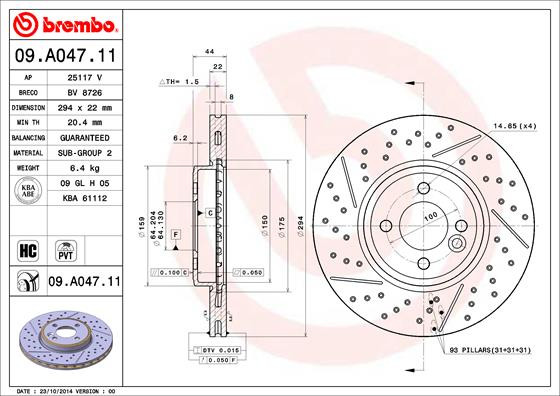 BREMBO Bremsscheibe