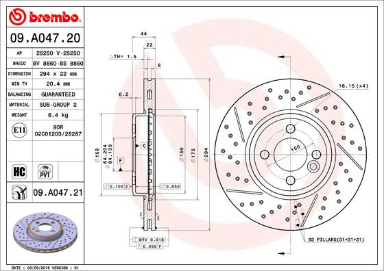 BREMBO Bremsscheibe
