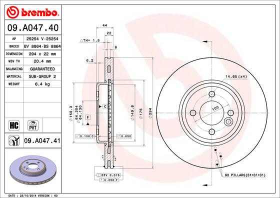 BREMBO Bremsscheibe