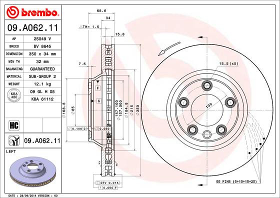 BREMBO Bremsscheibe
