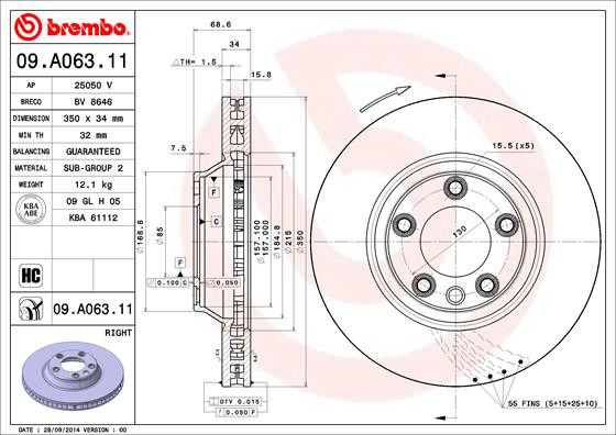 BREMBO Bremsscheibe