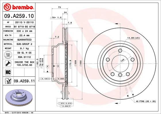 BREMBO Bremsscheibe